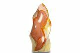 Colorful, Polished Polychrome Jasper Flame - Madagascar #283294-1